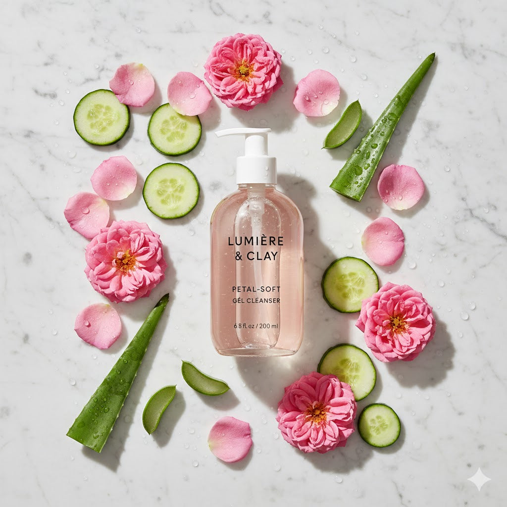Petal-Soft Gel Cleanser | pH Balanced + Rosewater
