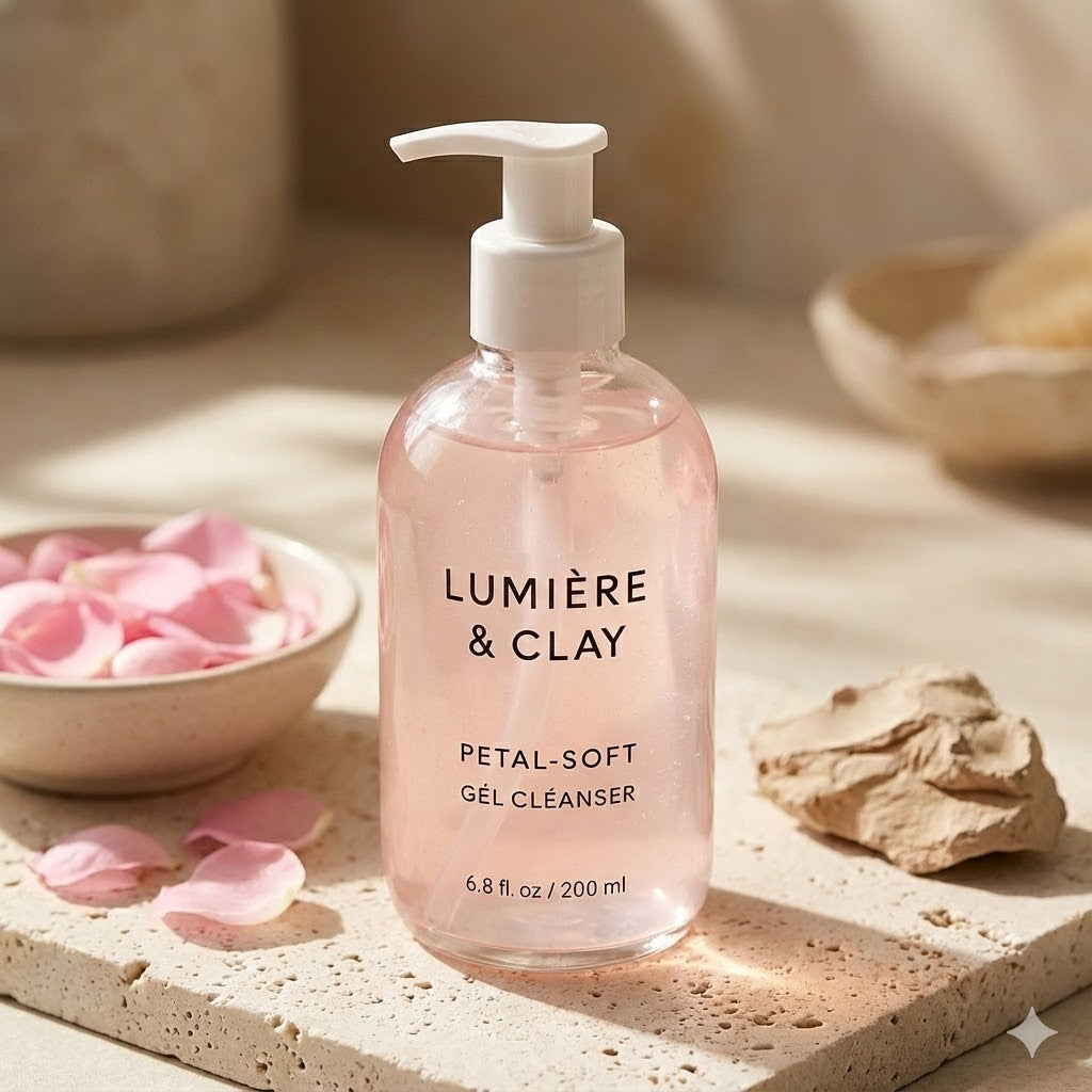 Petal-Soft Gel Cleanser | pH Balanced + Rosewater