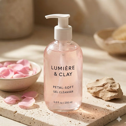 Petal-Soft Gel Cleanser | pH Balanced + Rosewater